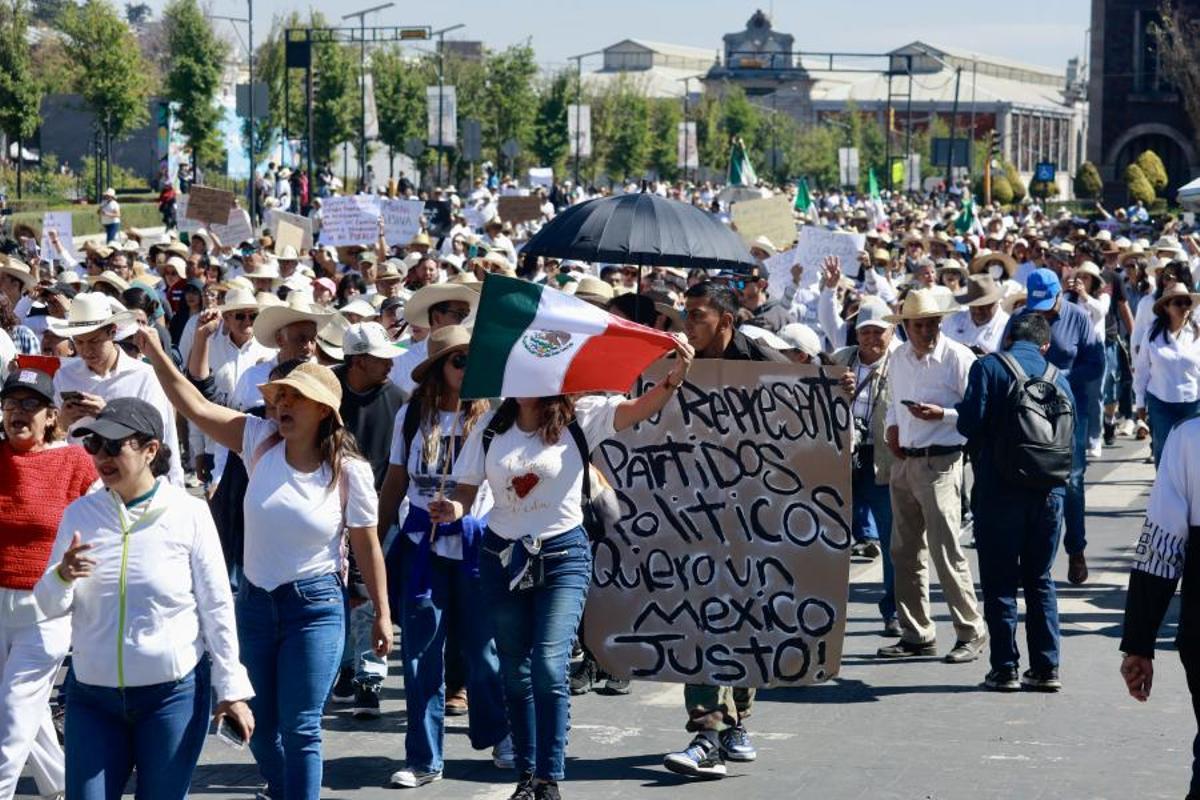 Incidentes en la marcha de la ‘Generación Z’ contra la corrupción en México