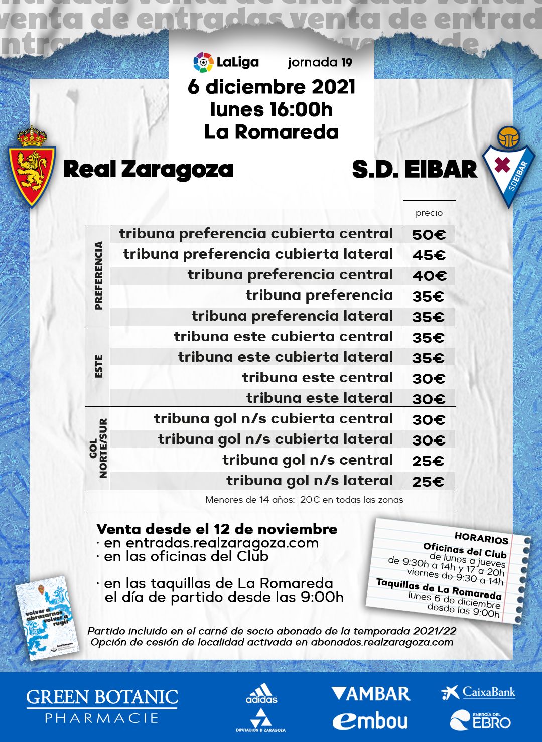 Cartel Zaragoza-Eibar
