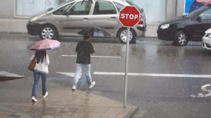 Así llovió en Xàtiva durante el último temporal