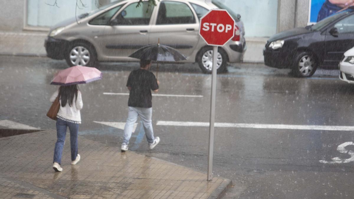 Así llovió en Xàtiva durante el último temporal