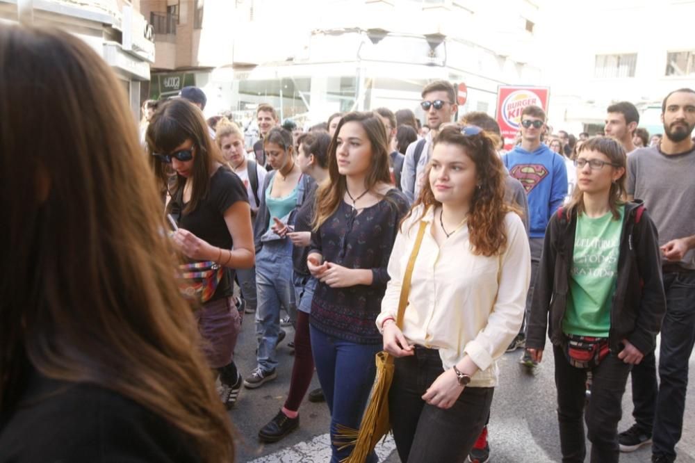 Manifestación en Murcia contra la Lomce