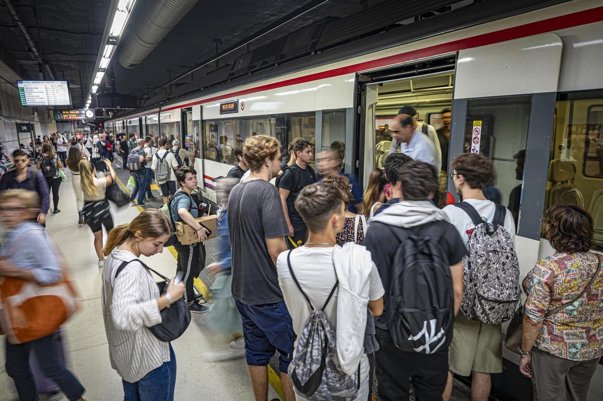 Las demoras en Rodalies este martes en Barcelona