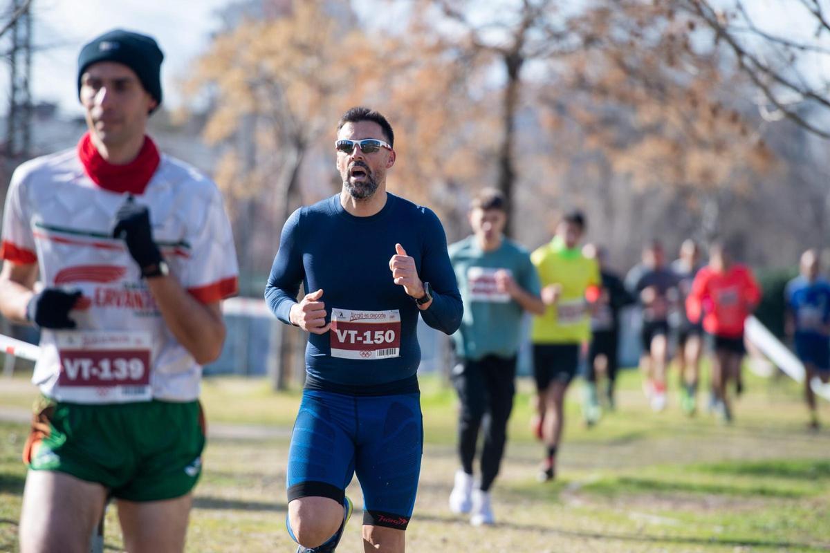Participantes del primer Cross Escolar del circuito municipal de Alcalá