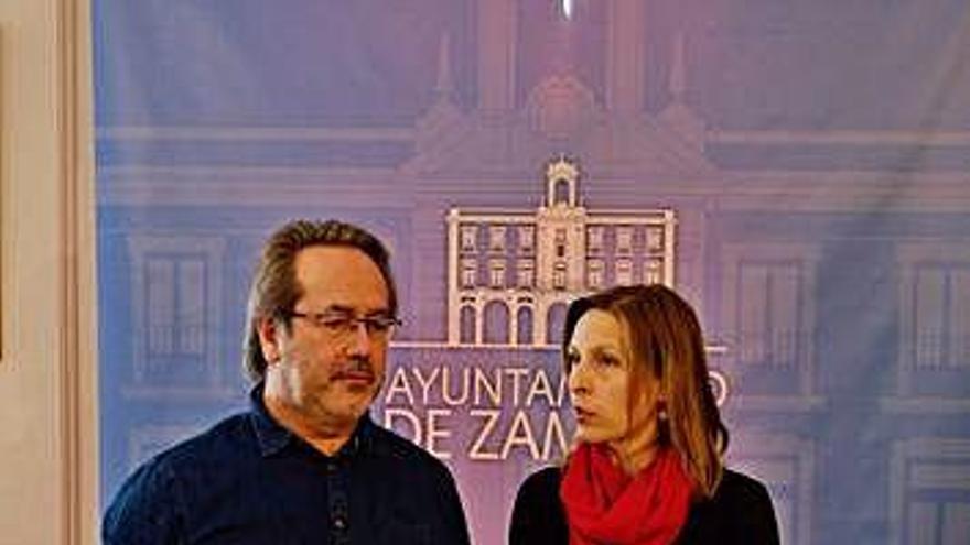 Francisco Guarido y Berna Miguel, alcaldes de Zamora y Roales.