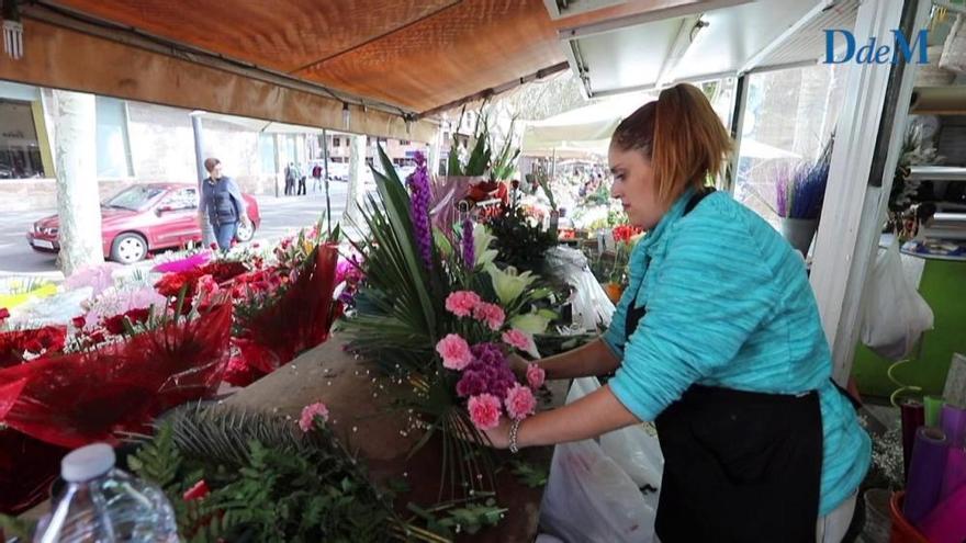 Venta de flores para 'Tots Sants'