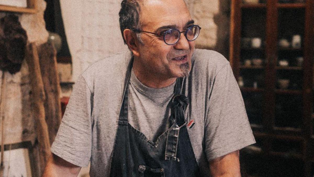 El ceramista y pintor Miquel Segura.