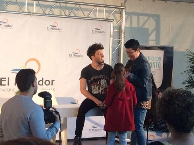 Blas Cantó, en el Centro Comercial El Mirador