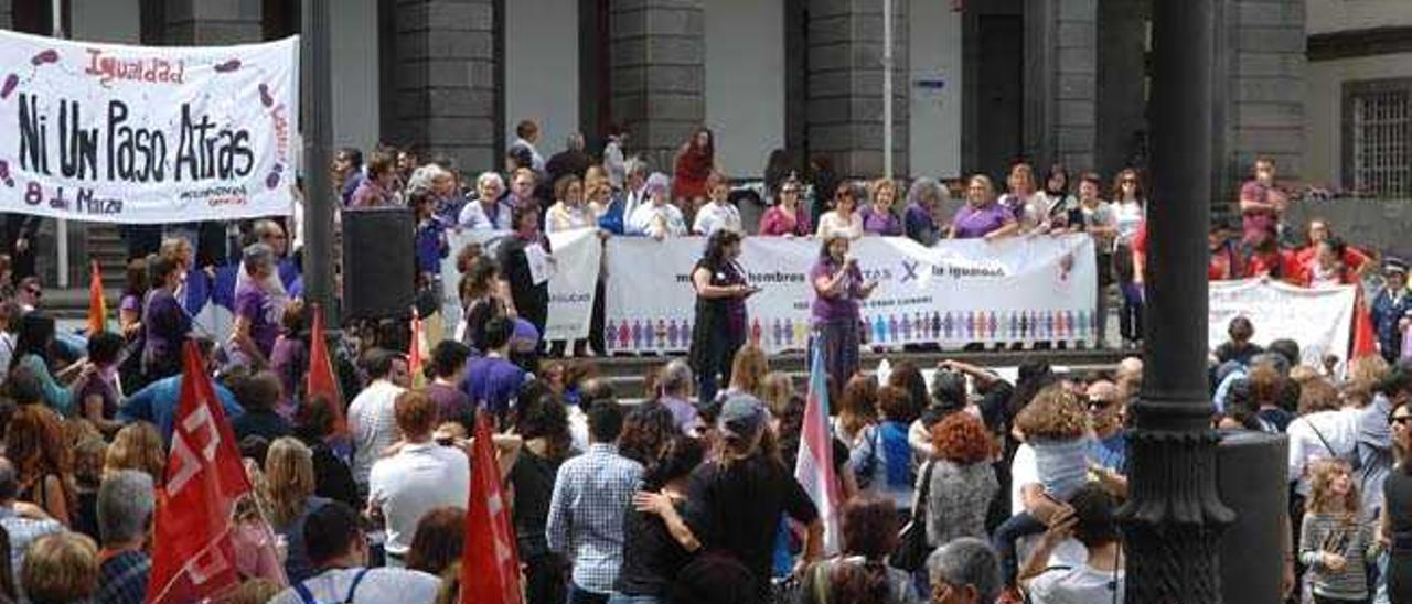 La Red Feminista de Gran Canaria reivindica acabar con el 17% de brecha salarial