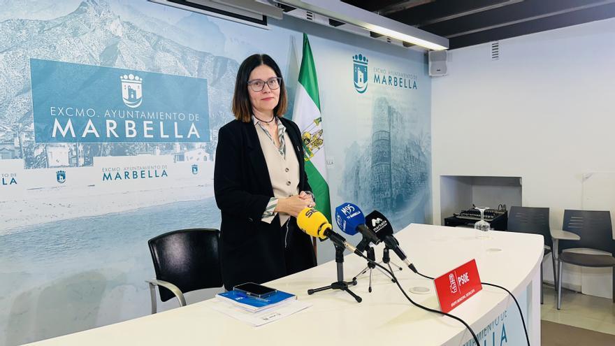 La portavoz del PSOE de Marbella y diputada nacional, Isabel Pérez.