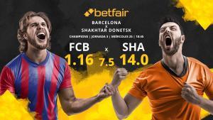 FC Barcelona vs. Shakhtar Donetsk: horario, TV, estadísticas, clasificación y pronósticos