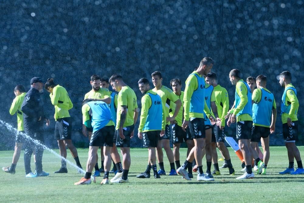 Entrenamiento de la UD Las Palmas previo al derby canario