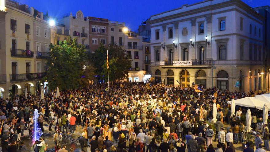 Una de les concentracions celebrades a Igualada amb el suport del CDR