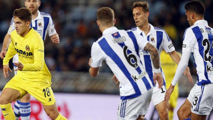 El Villarreal se afianza en Europa tras ganar a la Real.