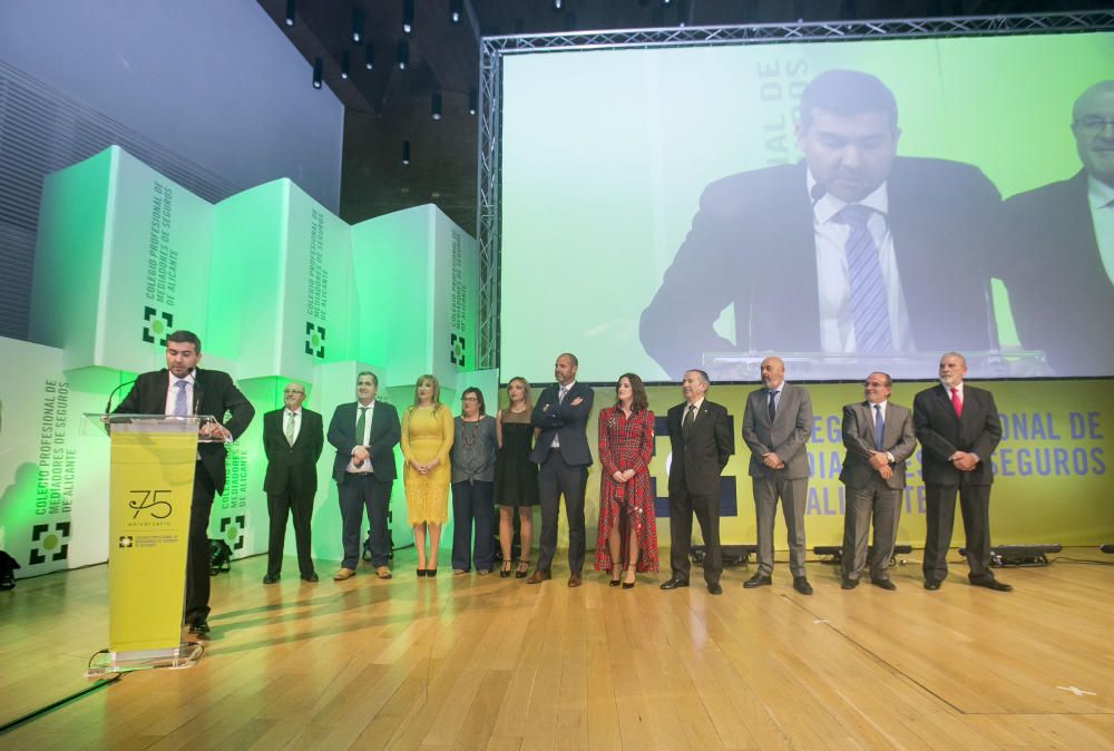 El Colegio de Mediadores de Alicante celebra sus 75 años de historia