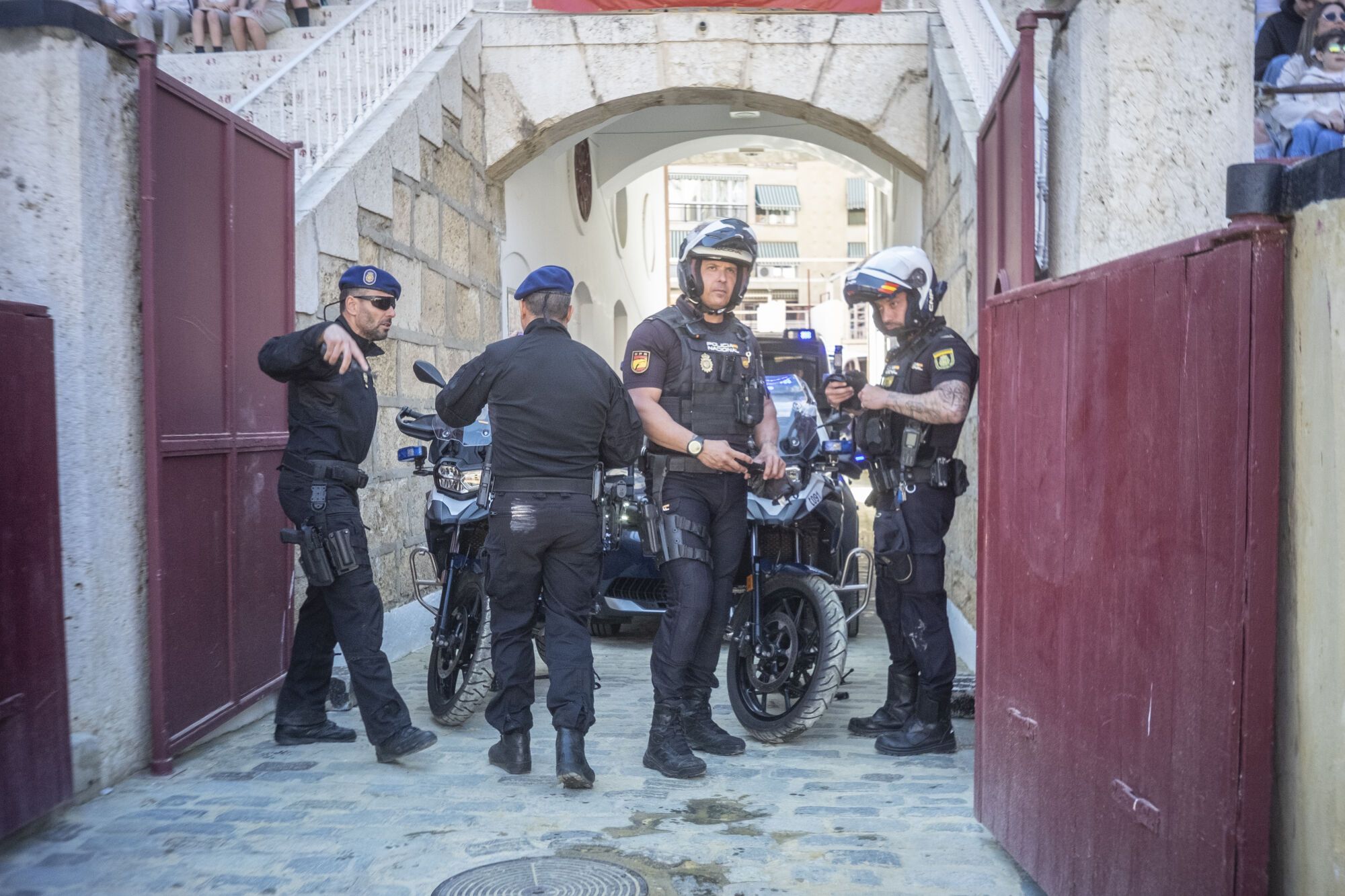 Exhibición de la Policía Nacional
