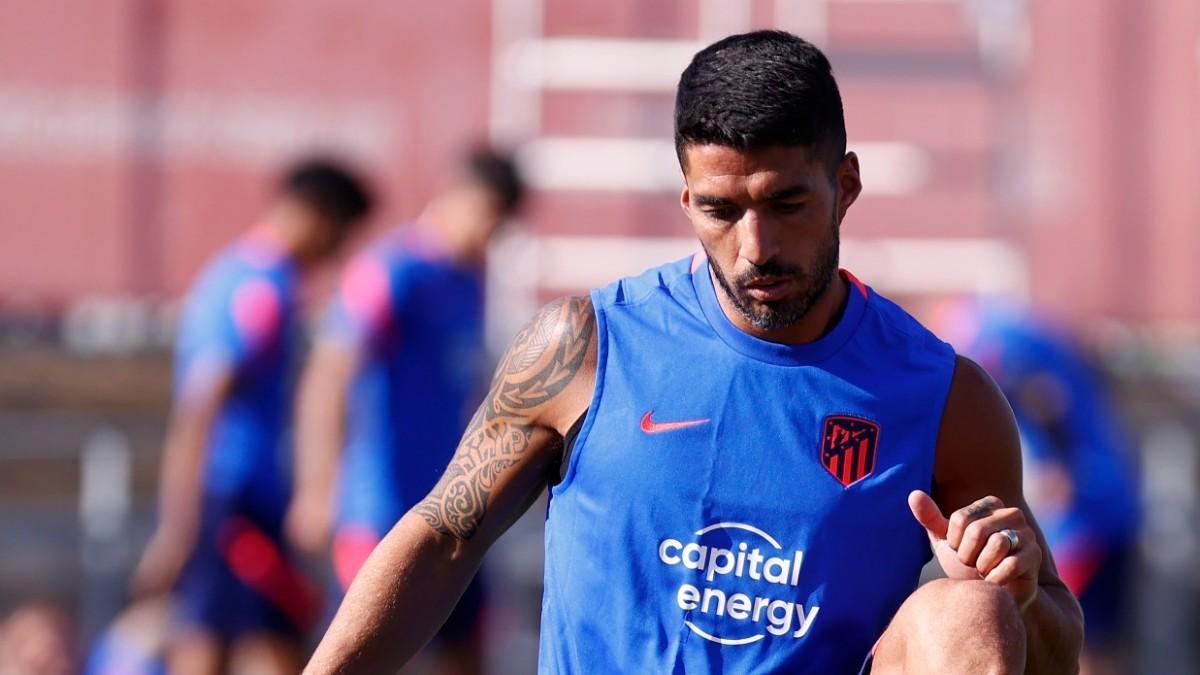 Luis Suárez volvió a entrenarse