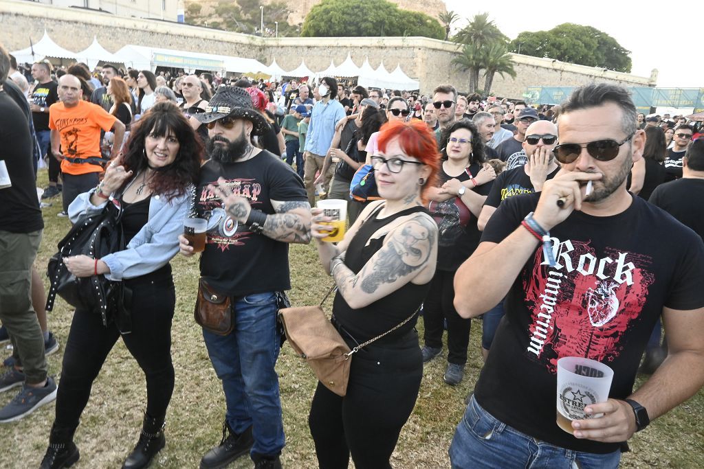 Ambiente de la segunda jornada del Rock Imperium Festival en Cartagena