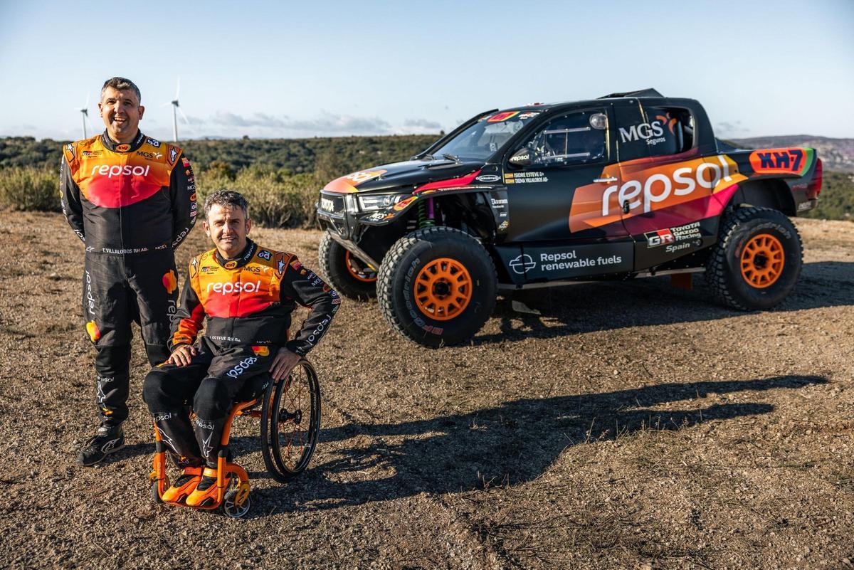 Isidre Esteve y Txema Villalobos, equipo del Dakar