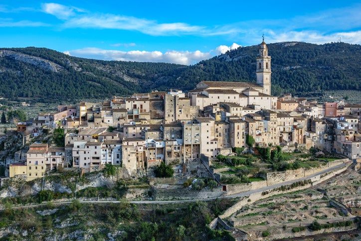 Vista desde la ladera, Bocairent