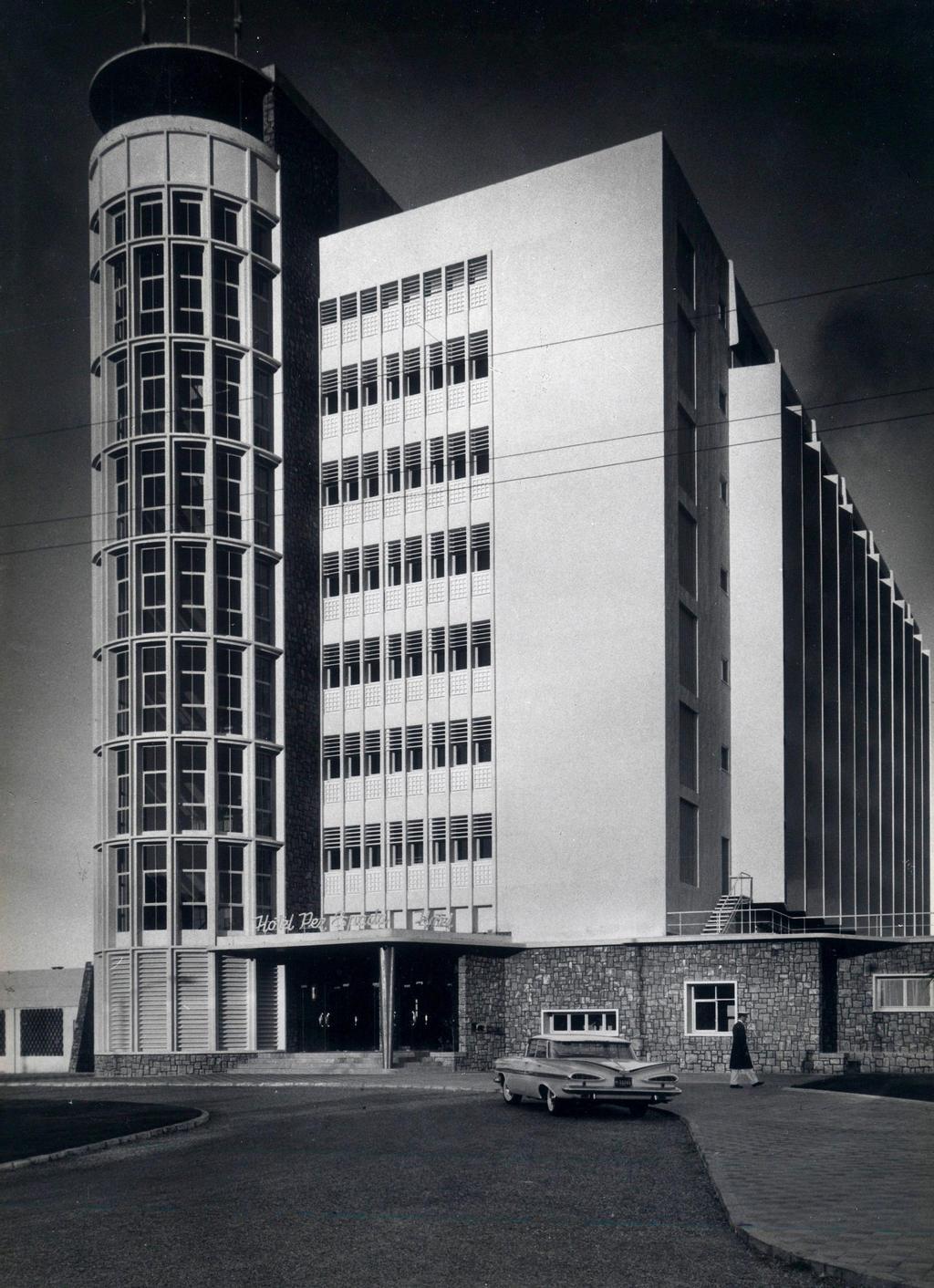 El hotel cuando se inauguró