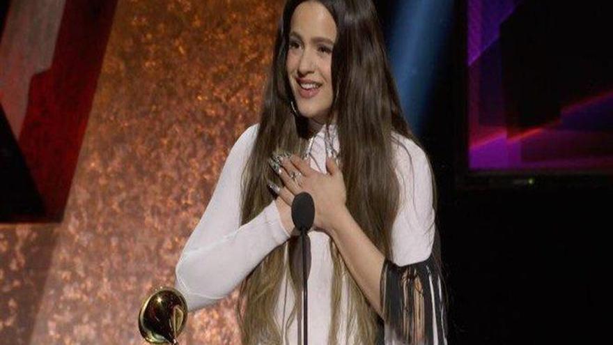 Rosalía gana el Grammy al mejor disco latino con &quot;El mal querer&quot;