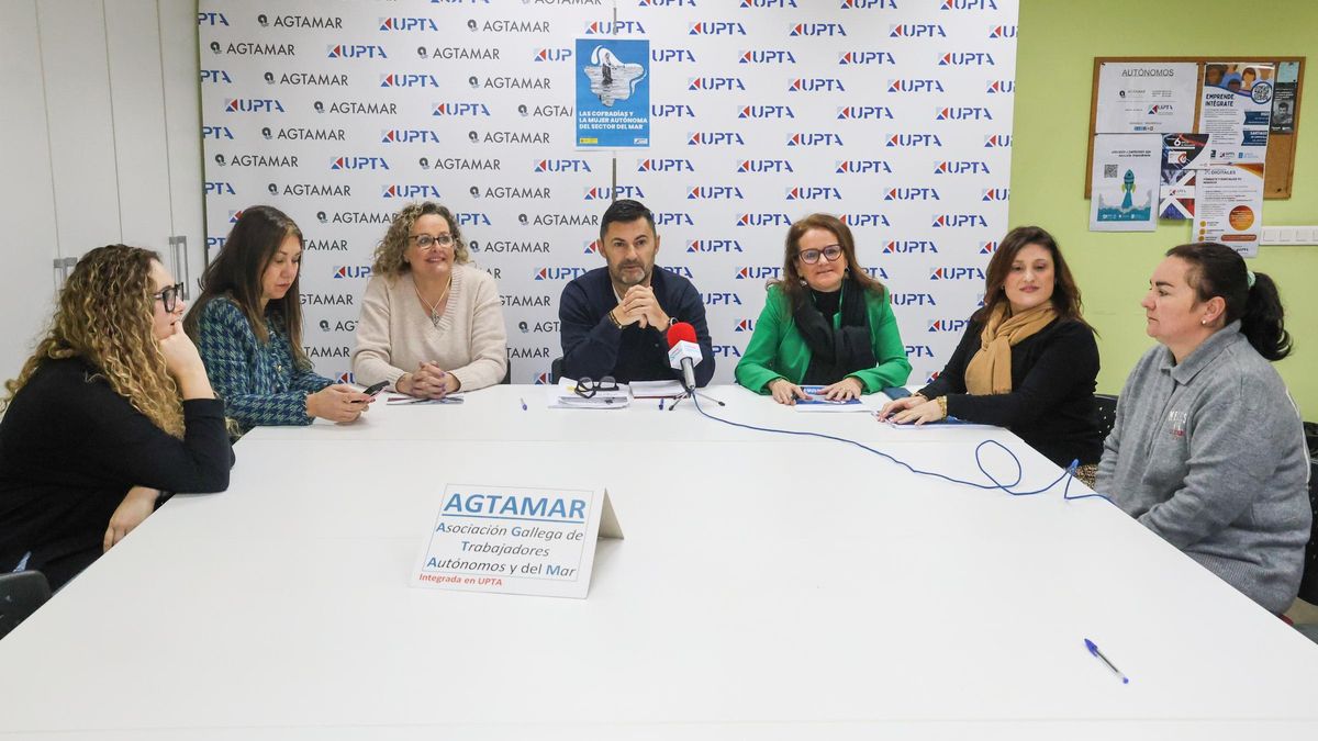 La presentación del estudio «Las cofradías y la mujer autónoma del sector del mar», elaborado por UPTA, ayer.