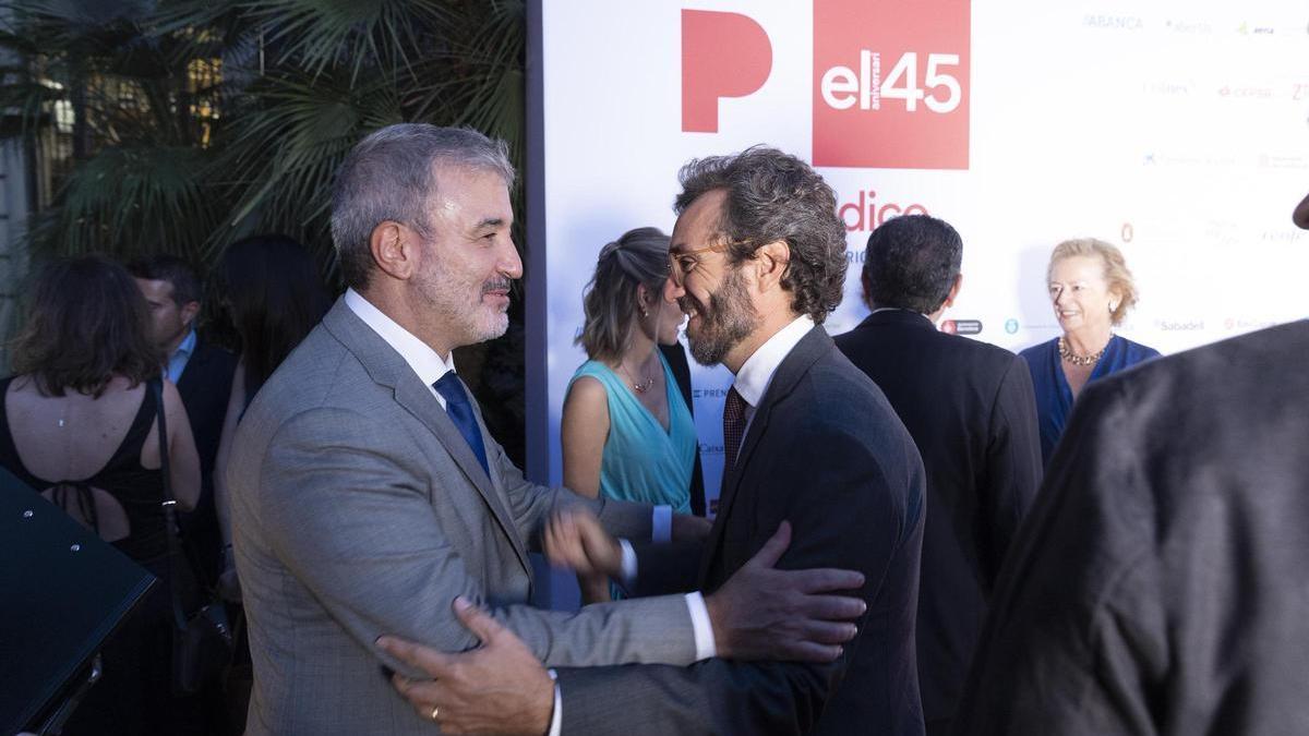 En la foto Jaume Collboni y Aitor Moll.