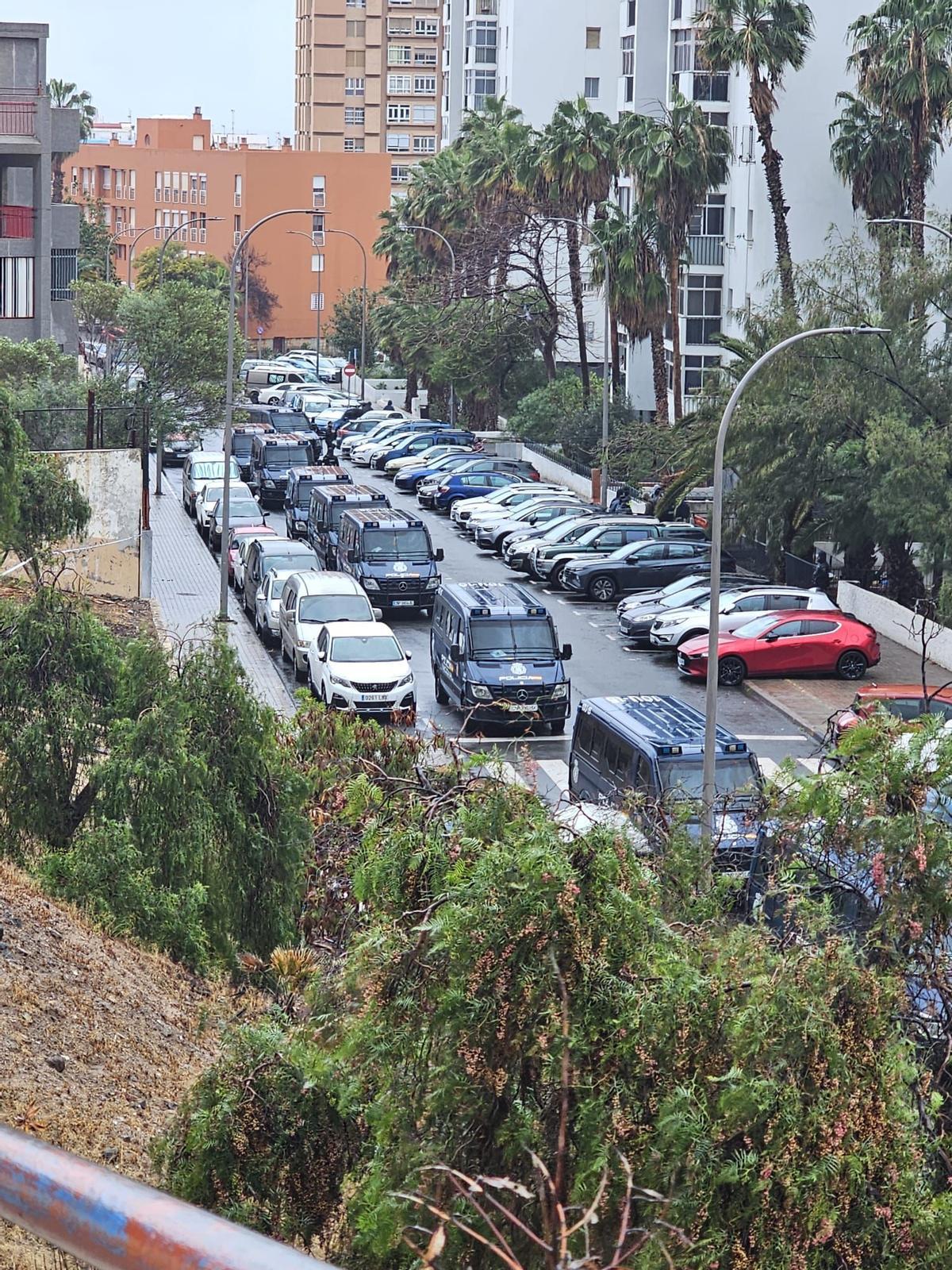 El polígono de San Cristóbal, tomado por la Policía Nacional en la operación antidroga