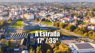 El tiempo en A Estrada: previsión meteorológica para hoy, lunes 17 de agosto