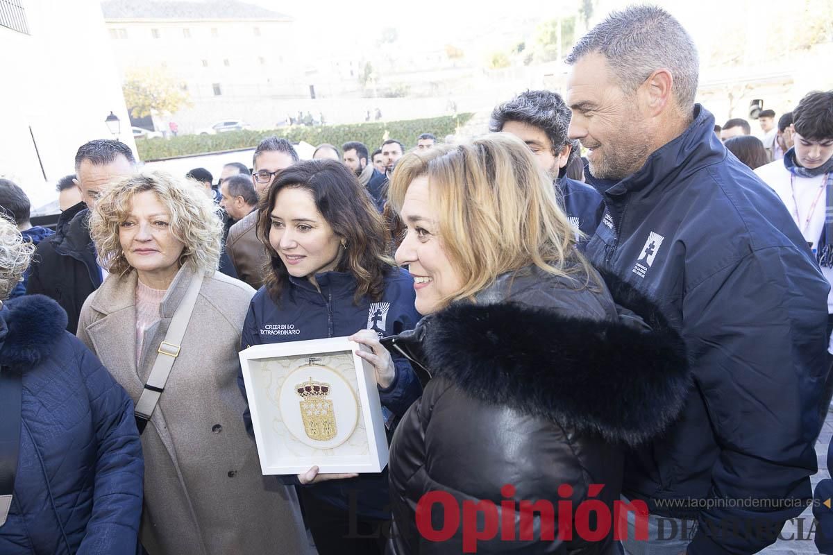 Así ha sido la visita de Isabel Díaz Ayuso a Caravaca de la Cruz