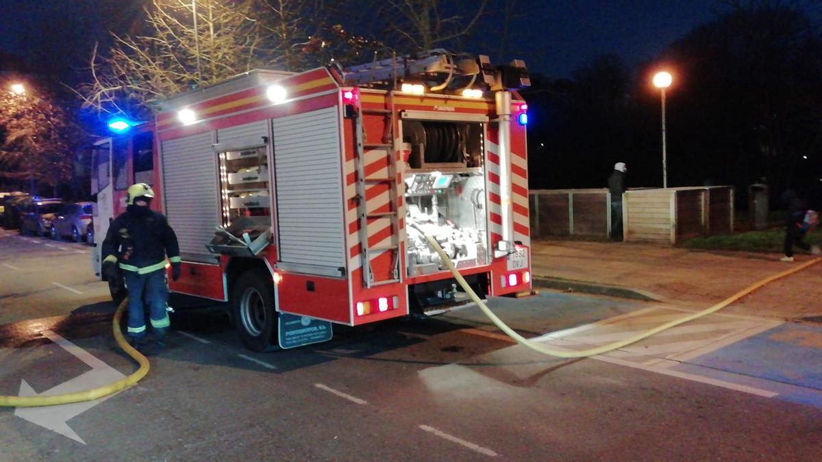 Los Bomberos actuaron en Ponte Boleira