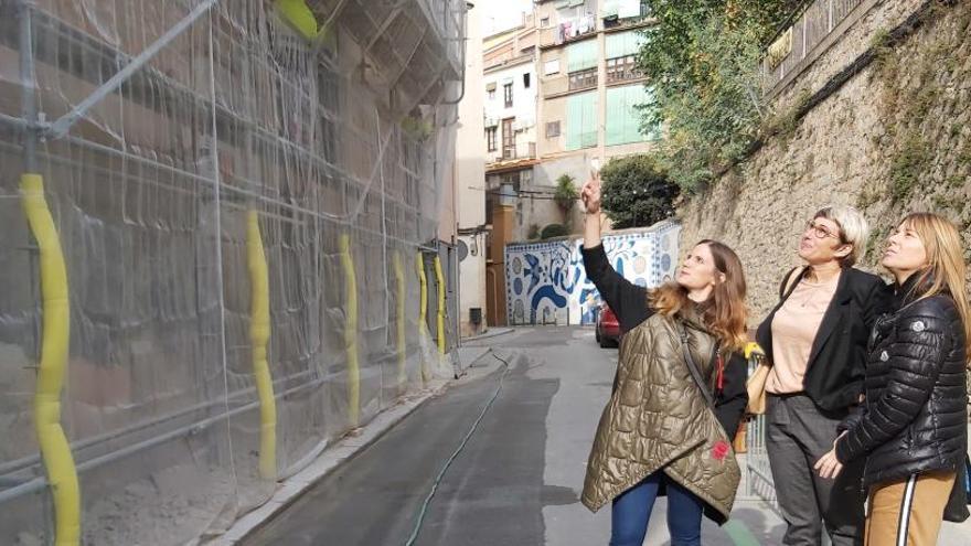 Restauren la façana de l&#039;edifici del Coro, en ple Centre Històric de Manresa