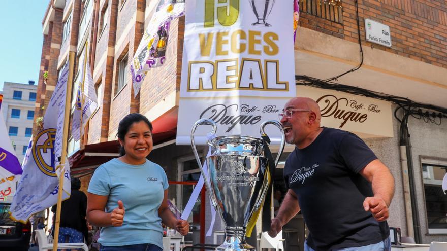 La Copa de Europa luce en el Café Bar Duque para disfrute madridista