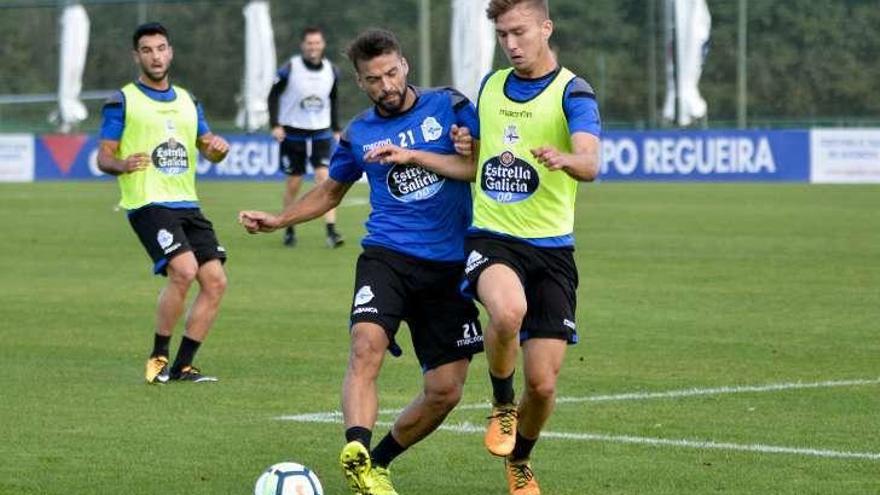 Bruno Gama, durante el partido contra el Juvenil.