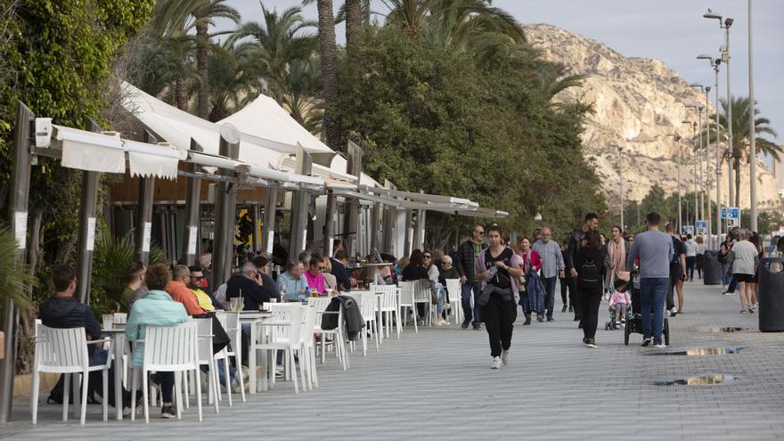 Una gran campaña de Navidad en los restaurantes de Alicante por el buen tiempo