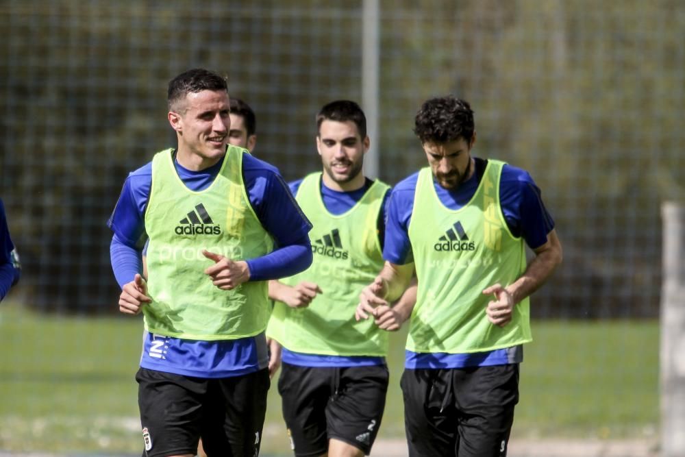 Entrenamiento del Real Oviedo en El Requexón