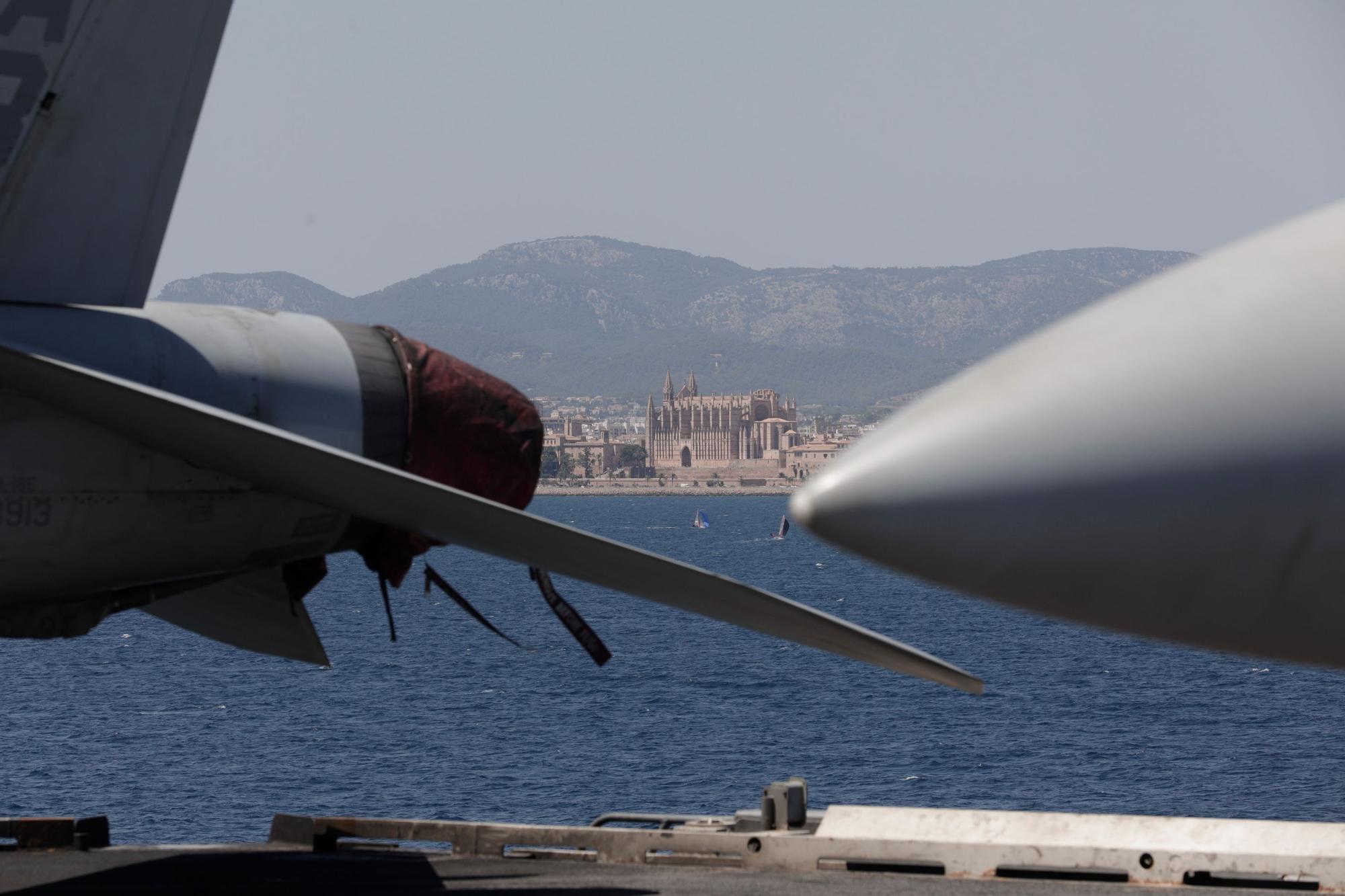 El portaviones nuclear Harry S. Truman ya está en Palma