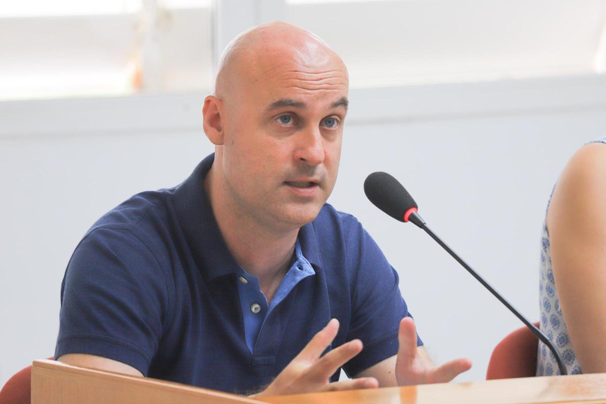 Pablo Samper, concejal de Sueña Torrevieja, en el pleno