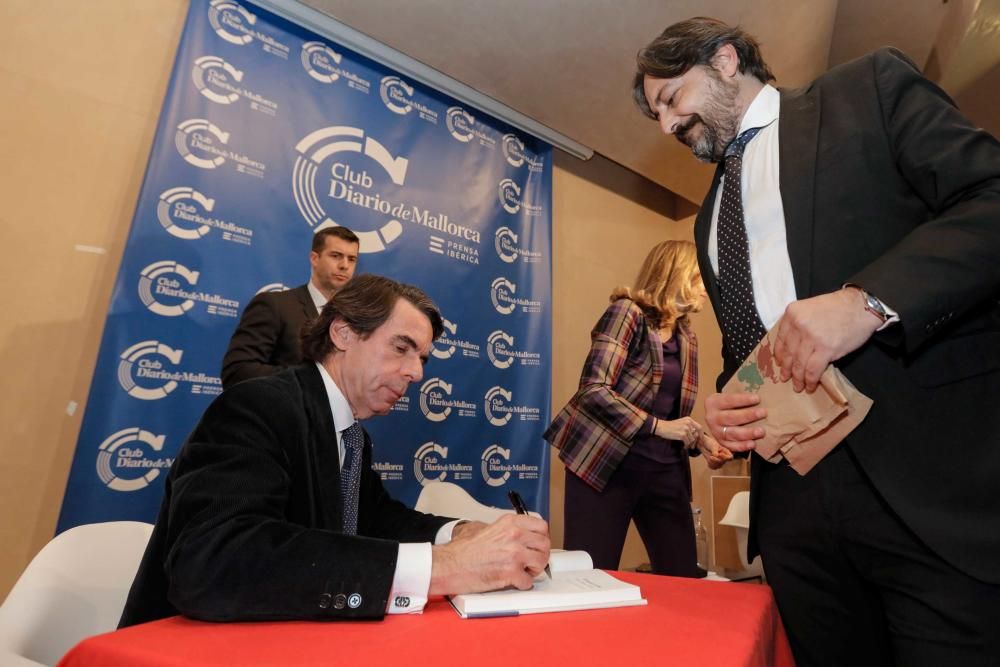 José María Aznar interviene en el Club Diario de Mallorca