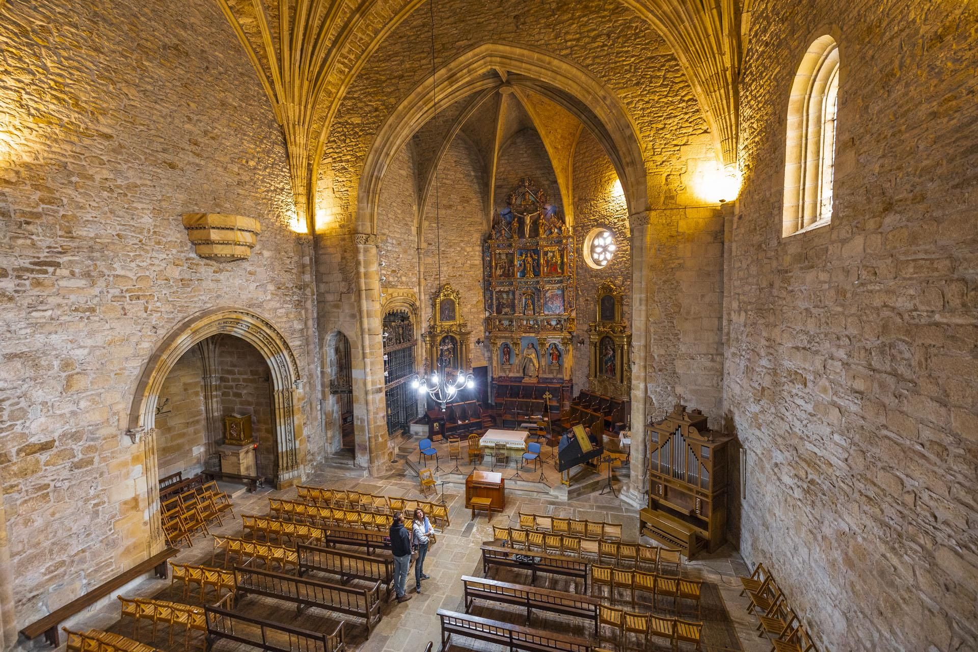 Interior del Monasterio de Zenarruza.