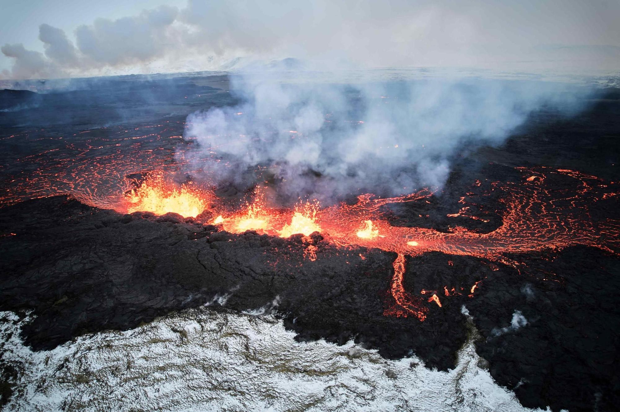 Erupció del volcà de Grindavik a Islàndia