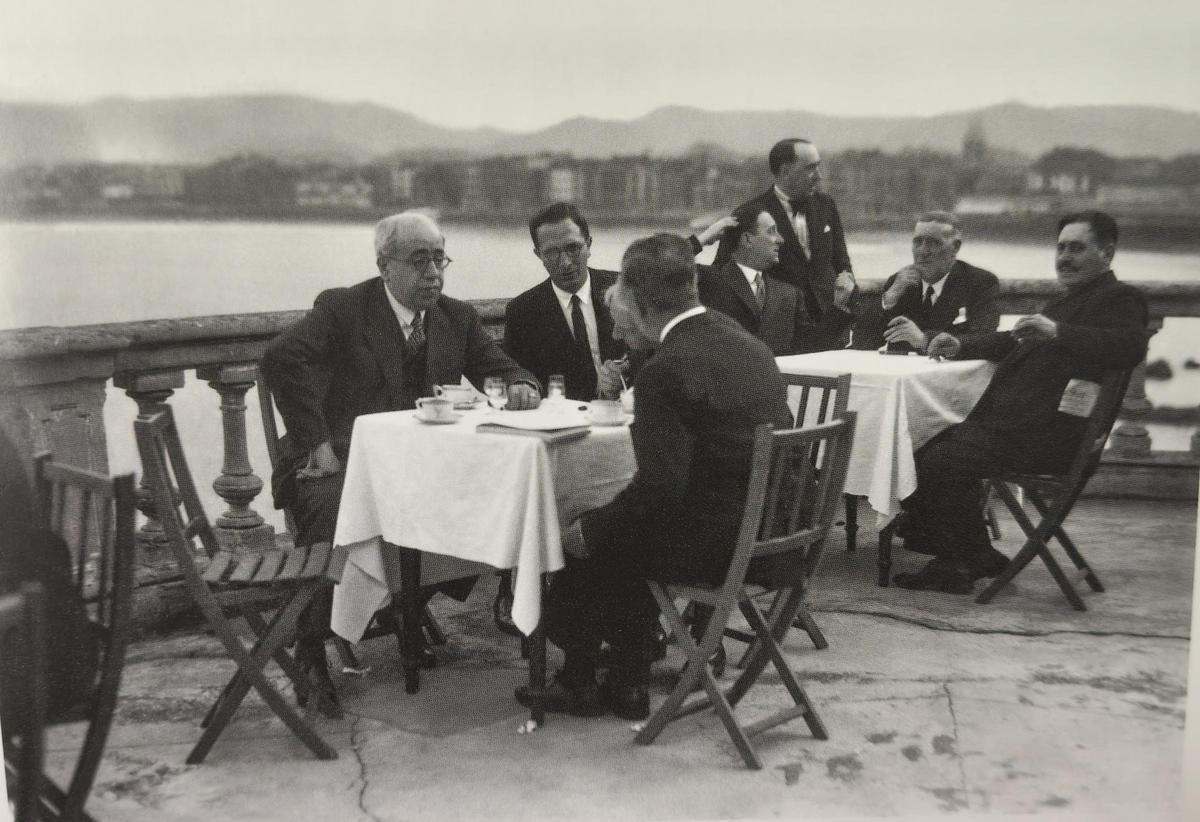 Azaña en el Club de Regatas