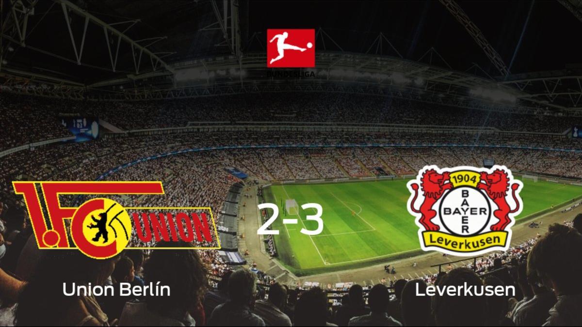 El Bayern Leverkusen se lleva los tres puntos frente al Union Berlín (2-3)