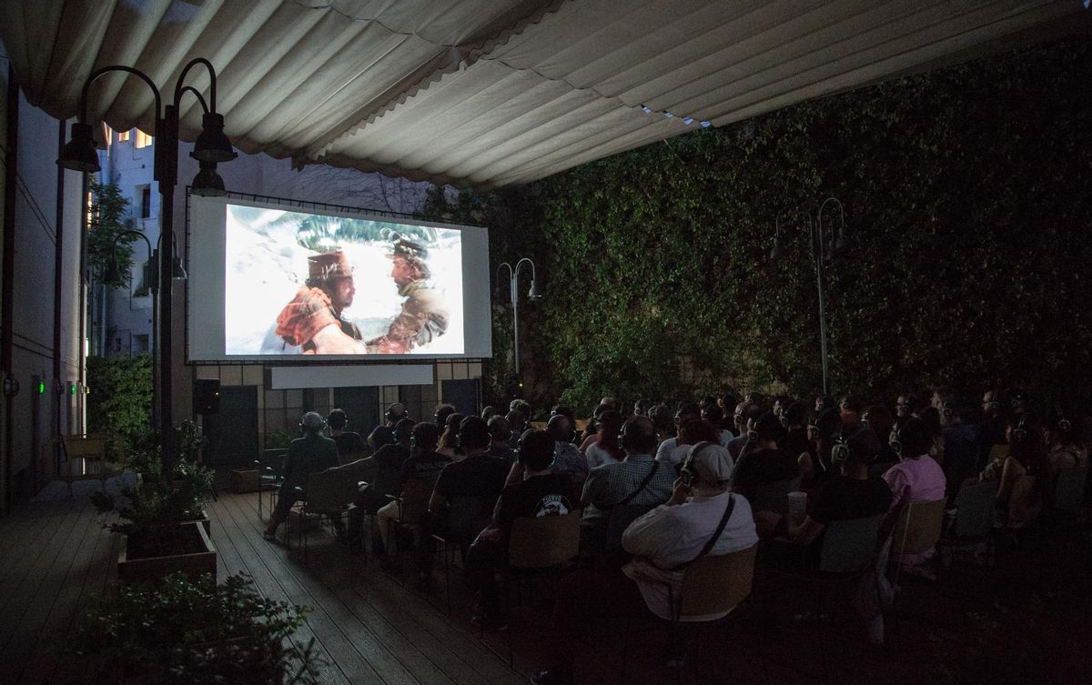 La sala de verano del Cine Doré.