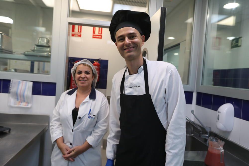 Pablo González-Conejero pone las tapas en el hospital Los Arcos