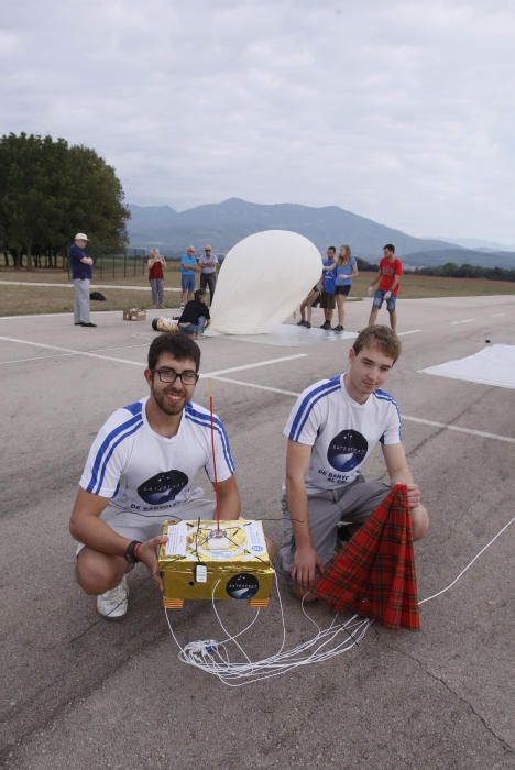 Llancen dues sondes a l'estratosfera des del Pla de l'Estany