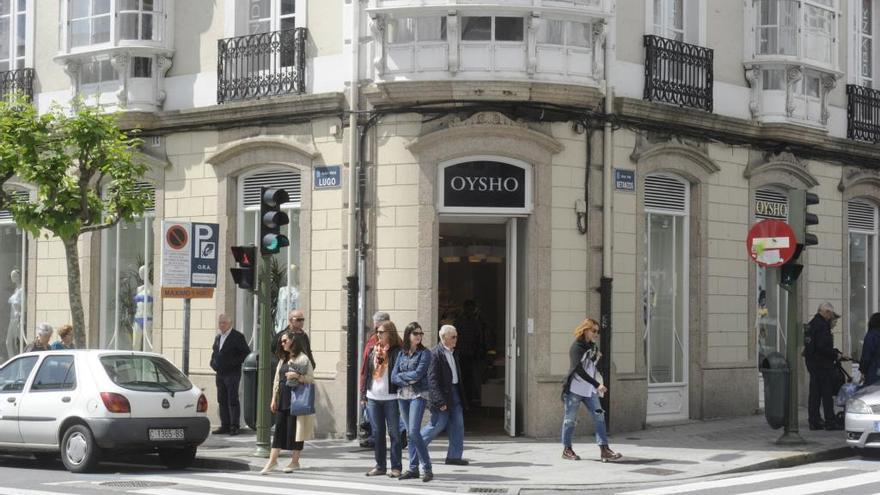 La tienda de Oysho en la plaza de Lugo, en A Coruña.