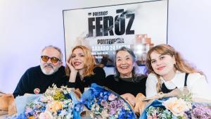 Los presentadores de la gala del sábado.