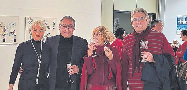 Elisabeth Morell, Toni de la Mata, Catalina Planas y Ricard Llorens.