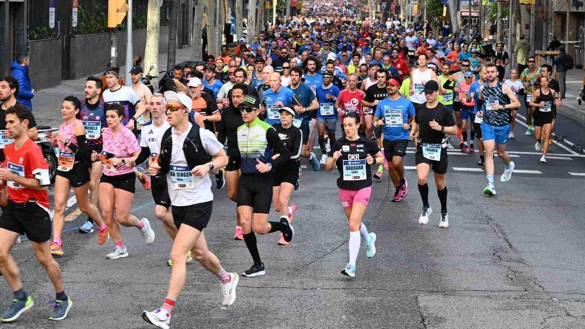 Una imagen de la Maratón de Barcelona.